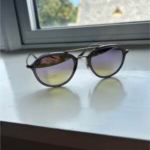 Ray-Ban Purple and Yellow Gradient Sunglasses